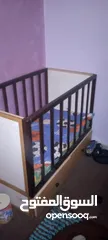  1 تخت اطفال بحاله جيده