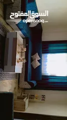  1 طقم كورنر مستعمل مع برداي وطاوله كامل