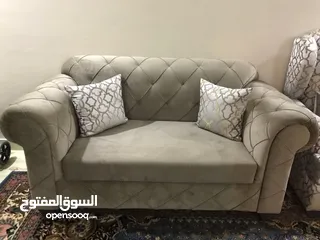  1 كنب ومفرشه