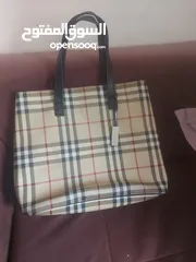  6 authentic burberry handbag used quite a few time