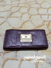  1 محفظة جلدية فاخرة وانيقة كونكورد Concorde للسيدات قابلة للطي مصنوعة من الجلد الأصلي الطبيعي 100 ٪