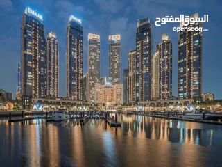  3 شقه جراند فندقيه 3 غرف للبيع قلب ميناء خور إطلالة على برج خليفة وداون تاون تقسيط Dubai Creek Harbour