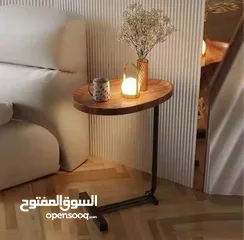  7 طاولة سيرفيس خشب