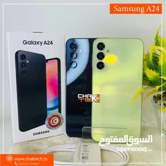  3 جهاز مستعمل وكاله Samsung A24 رام 16 جيجا 128 مع بكج أغراضة الأصلية والكرتونه متوفر توصيل