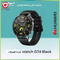  1 HUAWEI WATCH GT4 BLACK (46M) NEW /// ساعة هواوي جي تي 4 لون اسود مقاس 46 الجديد
