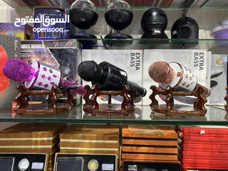  4 مايك بلوتوث مع سماعة