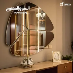  6 زجاج مرايا سيكوريت تفصيل وتركيب جميع انواع الزجاج وديكورات مرايا المداخل مع الاضاءة