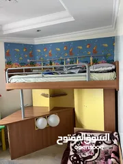 6 للبيع غرفه نوم اطفال مع صوفا زاويا