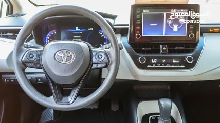  18 تويوتا كارولا هايبرد 2020 بحالة الوكالة Toyota corolla