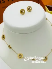  44 اكسسوار سلسال مع الحلق ماركات لويس فيتون وكارتير وديور وفالنتينو جميع الباراندات ماستر كوالتي