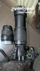  3 كاميرا نيكون DSLR D3200 مع عدستين 300 ميليمتر و55 ميليمتر