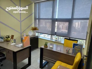  1 مكاتب مفروشة للايجار لإصدار رخصة مهن وعقود إيجار - دوار الواحة شارع المدينة المنورة عمان
