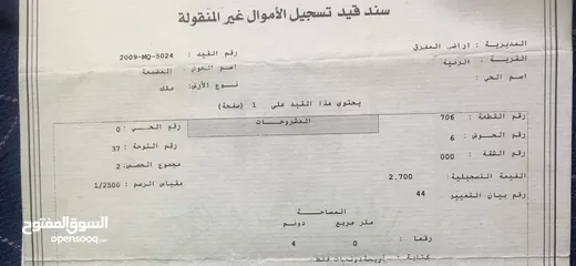  1 ارض للبيع 4 دونمات من اراضي قرية الزنية من محافظة المفرق