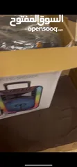  24 سماعة حفلات BT Speaker .. 15 inch  لا سلكية .. جديدة جدا استعمال مرة واحدة فقط . التواصل عبر الواتس