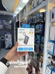  1 بور بانك nano anker شاحن سريع مكفول سنه