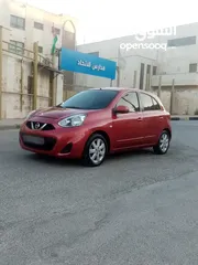  18 نيسان ميكرا موديل 2020 لون خمري ميتالك فحص كامل