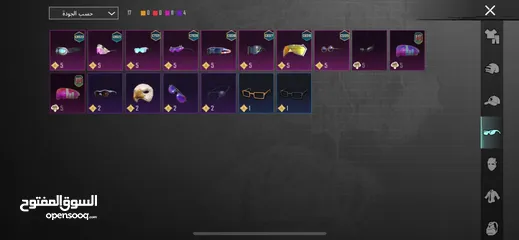  5 ‏حساب PUBG للبيع