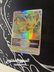  2 Pokémon TCG Leafeon VSTAR Crown Zenith 014/159 Holo Ultra Rare.