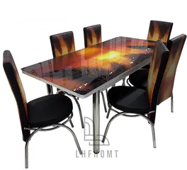  17 Extendable Dining table set with 6 chairs and 4 chairs