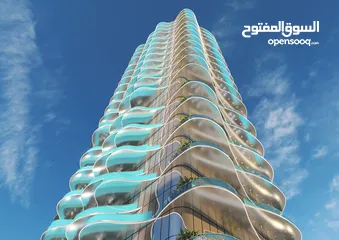  2 شقة تجمع بين الجمال المعماري والتصميم العصري بمساحة واسعة 2176 قدم وبمسبح خاص