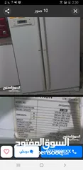  2 ثلاجة وفريزر بجسم واحد نوع سامسونق كوري أصلي