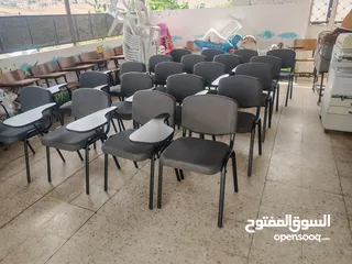  28 تفصيل كراسي محاضرات مع ركاية ودروج مدرسية. طاولات تركية