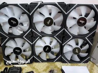  3 RGB Cooling Fans with Controller