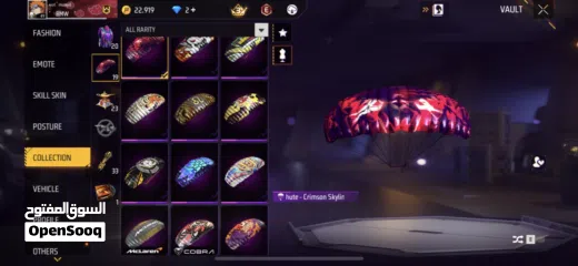  17 Free fire acc for sale-حساب فري فاير  للبيع ((يلي حاب يستفسر يشوف الوصف))