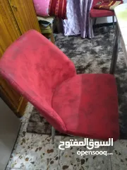  2 ميز طعام مع اربع كراسي بحاله جيده