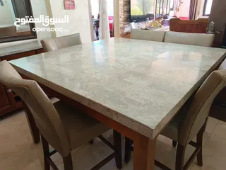  3 اثاث غرفة سفرة وجلوس