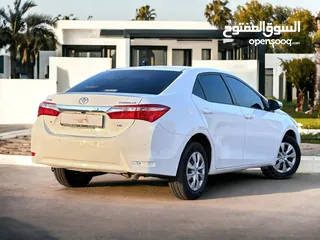  4 AED 740 PM  TOYOTA COROLLA 1.6L I4  2015  GCC  WELL MAINTAINED  0% DOWNPAYMENT