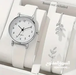  3 ساعات فضيه وذهبيه