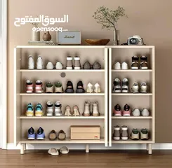  1 خزانة احذية حليب مزخرفة بشكل اقواس