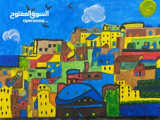  5 لوحة رسم تشكيلية