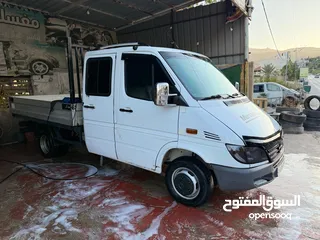  2 مرسيدس 416  شصي قصير  موديل 2002  السيارة ماشاءلله مش ناقصها اشي