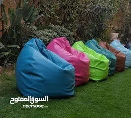  7 بفات بين باق bean bag قماش ووتر بروف يتحمل العوامل الخارجية. متوفر خدمة التوصيل لجميع المحافظات