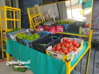  5 استاندات الخضرة  للبيع