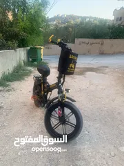  8 بسم الله موجود بسكليت كهربا عجل عريض جنط مغنيسيوم بسكليت نضيف وحالتو جديده مستعمل مش مهيون بطاريه 48