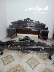  6 غرفة نوم ماستر XL لقطه خشب زان وقشرة بلوط بحالة الوكالة موجوده في السلط