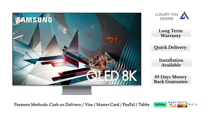  1 Samsung 65 Inch QLED 8K HDR Smart TV - Q800T