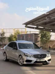  3 Mercedes E350d 2015 AMG بحالة الوكالة  متور 3.0 ديزل 6 سلندر