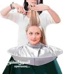  4 مريول  حلاقة اللحيه و الشعر بدون سقوط على المغسله والارض حلاقه ذقن و لحيه و راس بنظافه و وقايه تامه