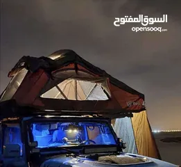  2 خيمه سقف مع غرفه جانبيه