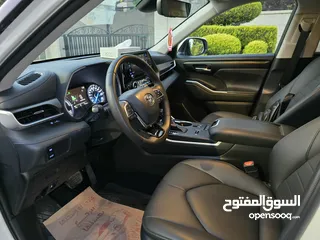  7 تويوتا هايلاندر 2020 هايبرد فحص كامل XLE فل كامل مع فتحه جمرك جديد بحالة الوكاله بسعر مغري