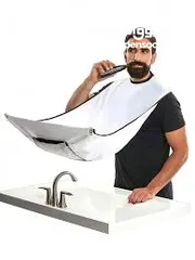  1 مريول  حلاقة اللحيه و الشعر بدون سقوط على المغسله والارض حلاقه ذقن و لحيه و راس بنظافه و وقايه تامه