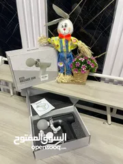  8 جهاز تدليك كهربائي صغير الحجم لاسلكي وقابل لإعادة الشحن CY-007 مزود بـ 4 رؤوس قابلة للتبديل