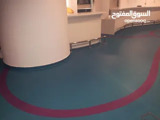  7 ارضيات . PVC . رولات وشرحات . فينيل للمستشفيات والحضانات والنوادي الرياضية  وروضات مصانع مراكز إعاقة