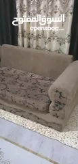  4 طقم سعودي كورنر لون بني خشب لاتي