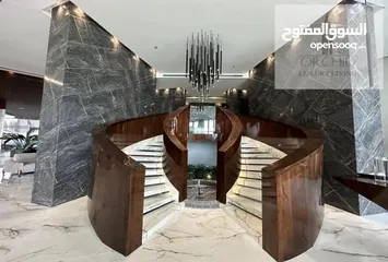  1 للايجار استيديو في السيف برج سيبرال اوركيد مكون من  غرفة نوم ،صوفه صغيره مطبخ مفتوح بلكونه