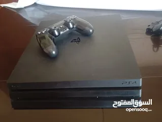  3 بلاي ستيشن فور برو مستعمل بحاله الوكاله للبيع